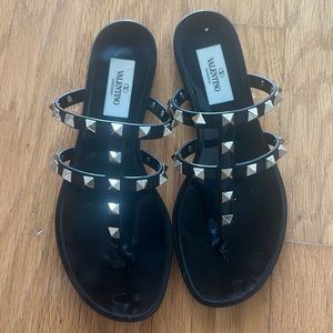 Valentino rubber studded sandals
